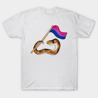 Ball Python Pride! [Normal Morph, Bisexual] T-Shirt